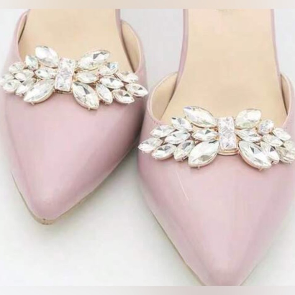 Crystal Shoe Clips